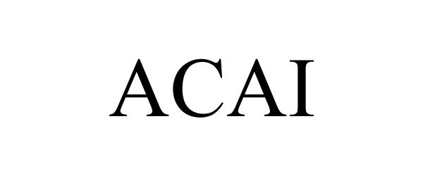 Trademark Logo ACAI