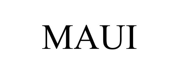 Trademark Logo MAUI