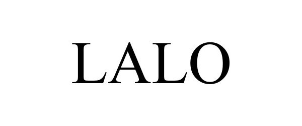 Trademark Logo LALO