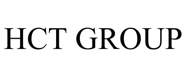 Trademark Logo HCT GROUP