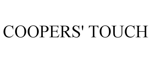 Trademark Logo COOPERS' TOUCH