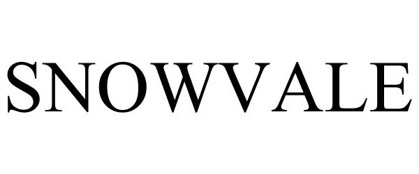 Trademark Logo SNOWVALE