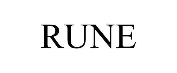 Trademark Logo RUNE