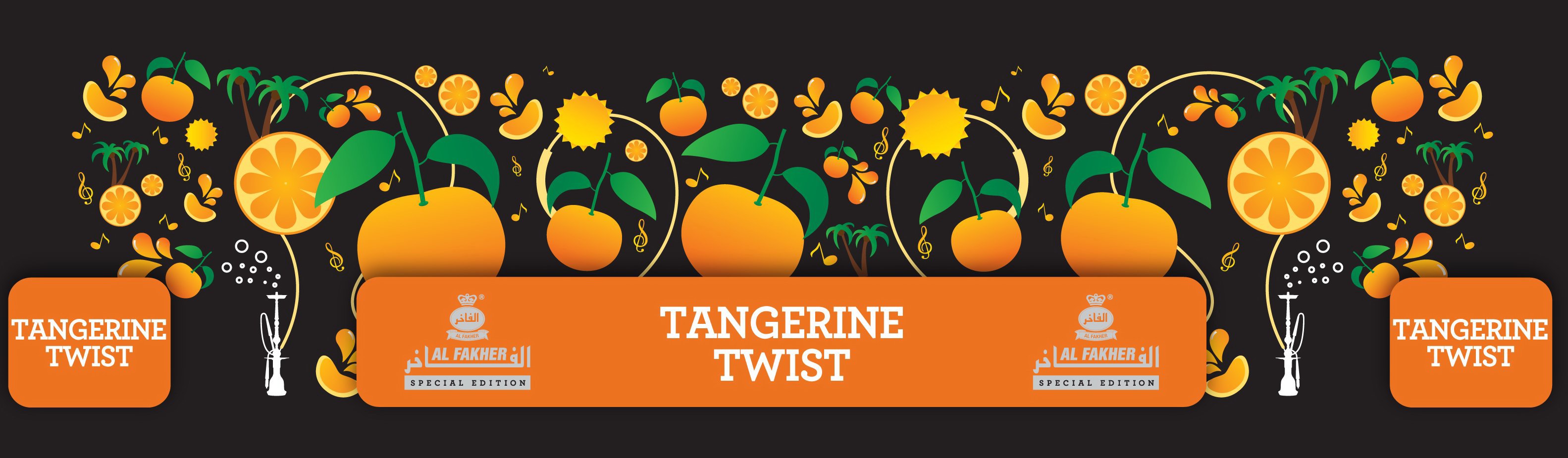  TANGERINE TWIST (THREE TIMES) AL FAKHER SPECIAL EDITION (TWO TIMES)