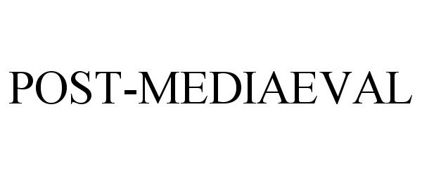Trademark Logo POST-MEDIAEVAL
