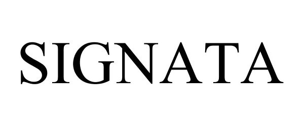 Trademark Logo SIGNATA