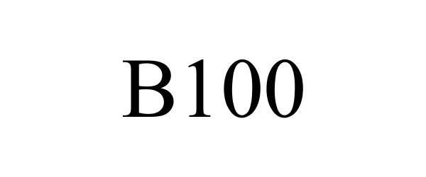 Trademark Logo B100