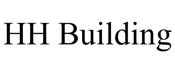 Trademark Logo HH BUILDING