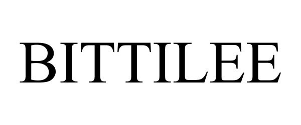 Trademark Logo BITTILEE