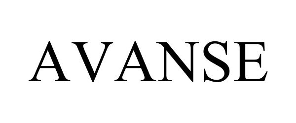 Trademark Logo AVANSE