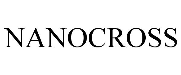 Trademark Logo NANOCROSS