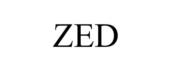 Trademark Logo ZED