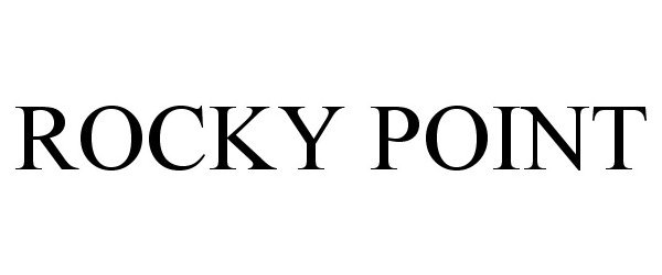Trademark Logo ROCKY POINT