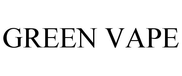 Trademark Logo GREEN VAPE