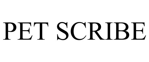 Trademark Logo PET SCRIBE