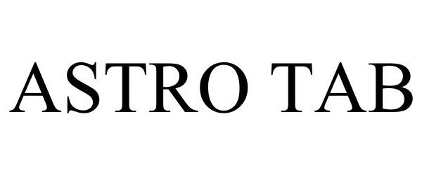 Trademark Logo ASTRO TAB