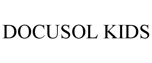 Trademark Logo DOCUSOL KIDS