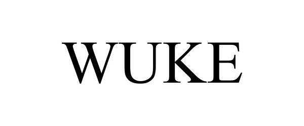 Trademark Logo WUKE