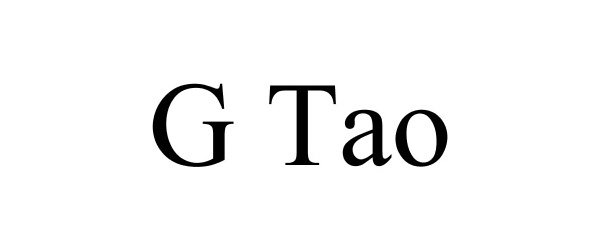 Trademark Logo G TAO