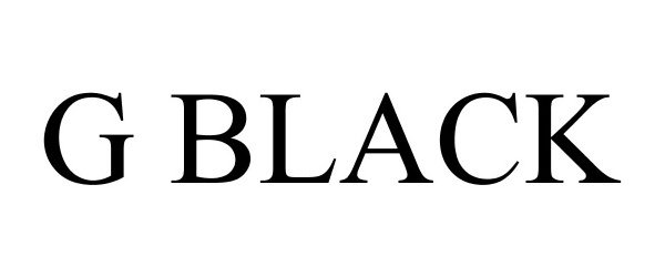 Trademark Logo G BLACK