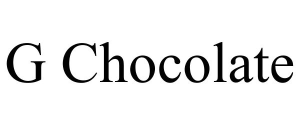 Trademark Logo G CHOCOLATE