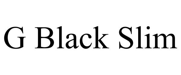 Trademark Logo G BLACK SLIM