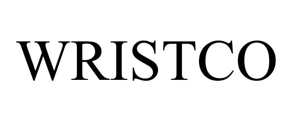 Trademark Logo WRISTCO