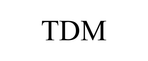 Trademark Logo TDM