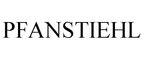 Trademark Logo PFANSTIEHL