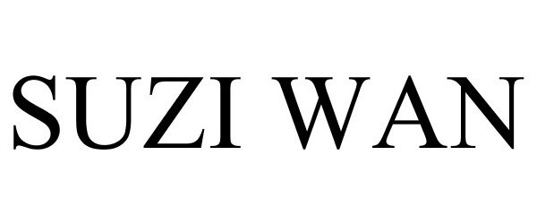 Trademark Logo SUZI WAN