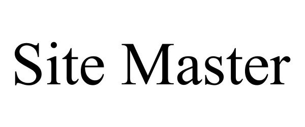 Trademark Logo SITE MASTER