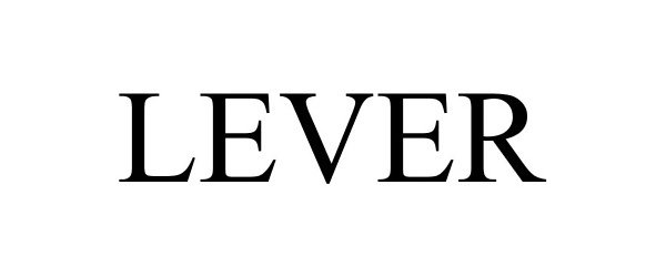 Trademark Logo LEVER