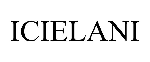 Trademark Logo ICIELANI