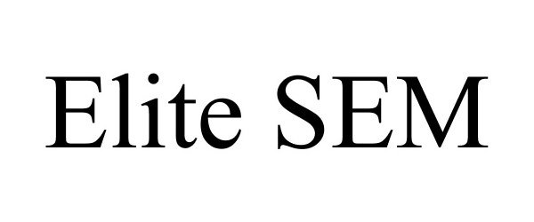 Trademark Logo ELITE SEM