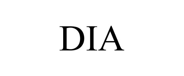 Trademark Logo DIA