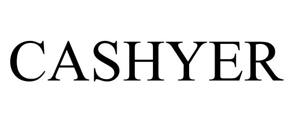 Trademark Logo CASHYER
