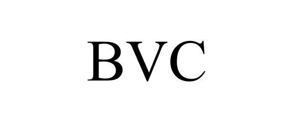 Trademark Logo BVC