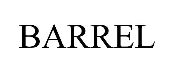 Trademark Logo BARREL