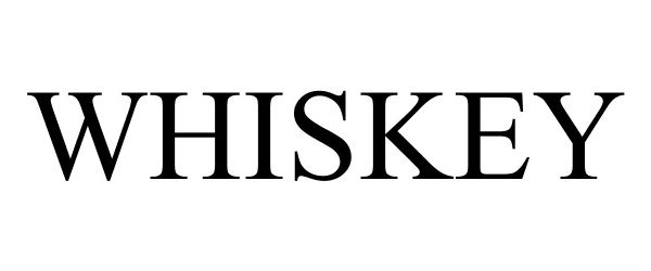 Trademark Logo WHISKEY