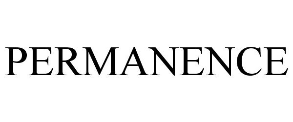 Trademark Logo PERMANENCE