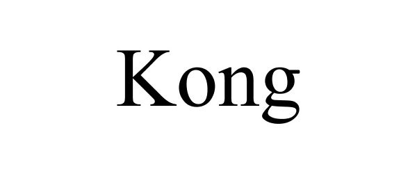 Trademark Logo KONG