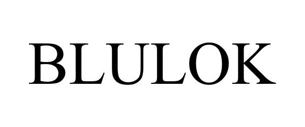 Trademark Logo BLULOK