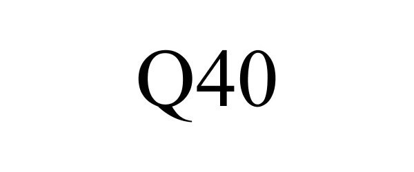 Trademark Logo Q40