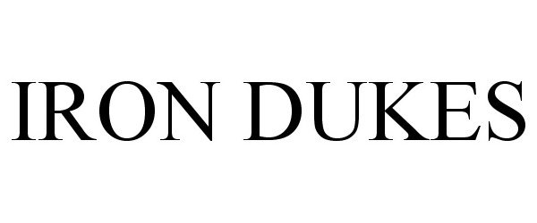 Trademark Logo IRON DUKES