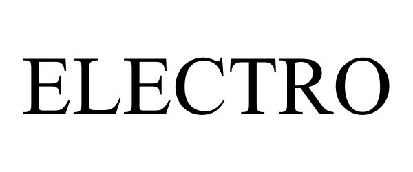Trademark Logo ELECTRO