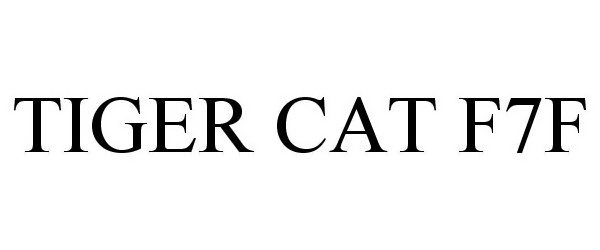 Trademark Logo TIGER CAT F7F
