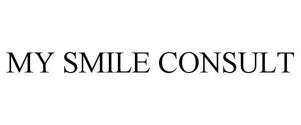 MY SMILE CONSULT