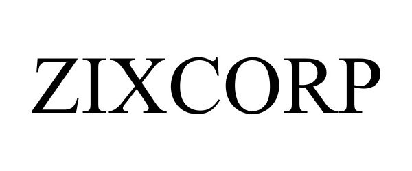 Trademark Logo ZIXCORP