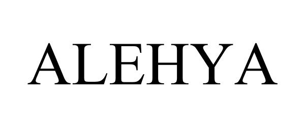 Trademark Logo ALEHYA