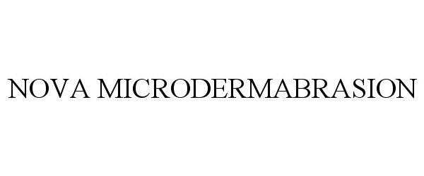  NOVA MICRODERMABRASION